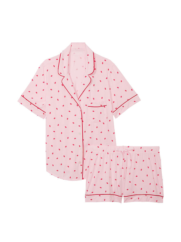 ست لباس خواب کوتاه ویکتوریا سیکرت مدل  Modal Short Pajama Set