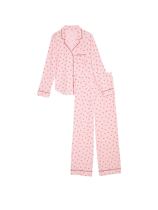 ست لباس خواب بلند ویکتوریا سیکرت مدل  Modal Long Pajama Set